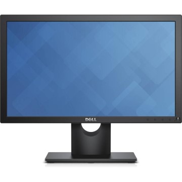 Monitor Dell, E1916H, 47.01 cm, LED HD 1366 x 768, 60 Hz, Anti-glare, 16:9, 5ms, 200 cd/m2, Display Port, VGA, Color: Black